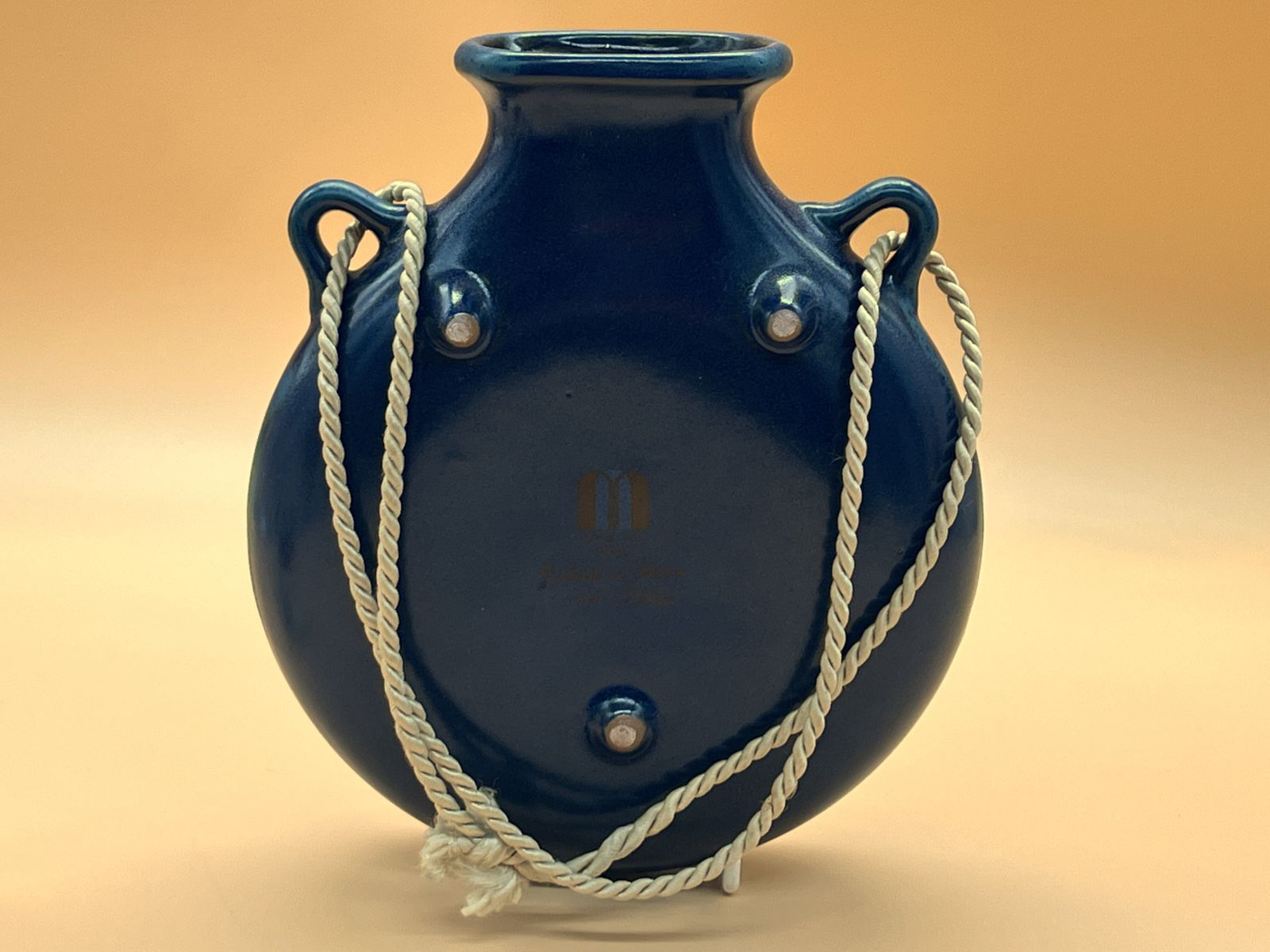 Mcm Porta Celi, Spain Pottery Blue And Purple Wall Pocket / Vase. photo 50.0