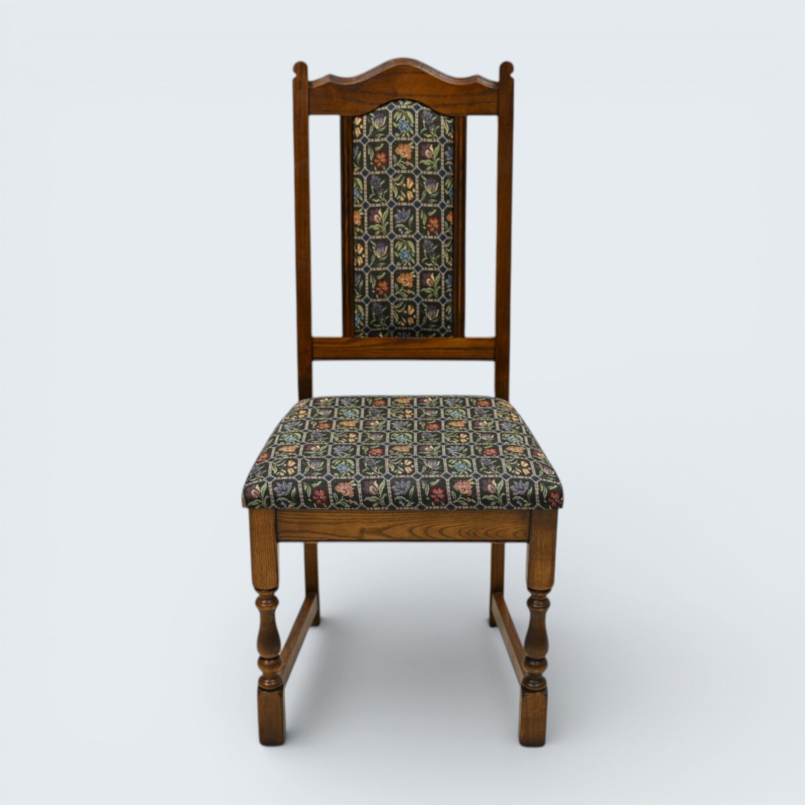 4 Old Charm Dining Chairs Widford Green Light Oak Upholstery Free Uk Delivery* photo Furniture