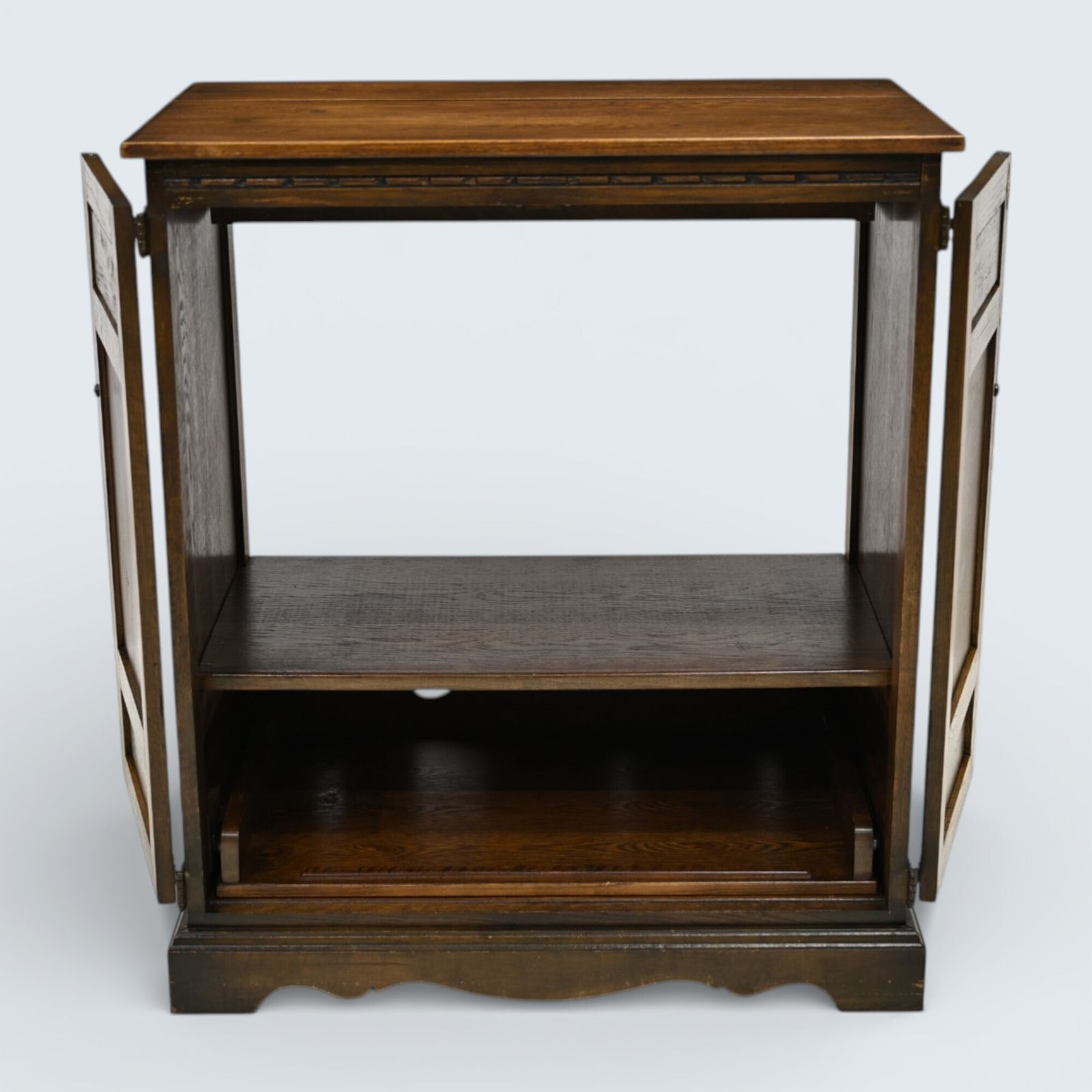 photo furniture Old Charm Oak Tv Video Cabinet Light Oak Gold Diamond Free Uk Delivery*