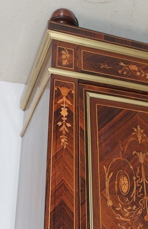 Furniture Secretary In Marquetry Napoleon III photo