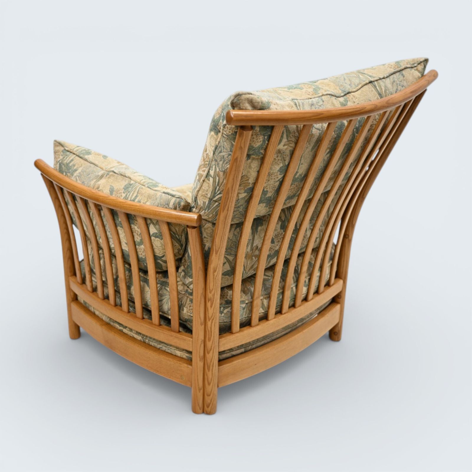 Ercol Renaissance Easy Chair Genuine Ercol Upholstery Light Finish Free Delivery photo Furniture