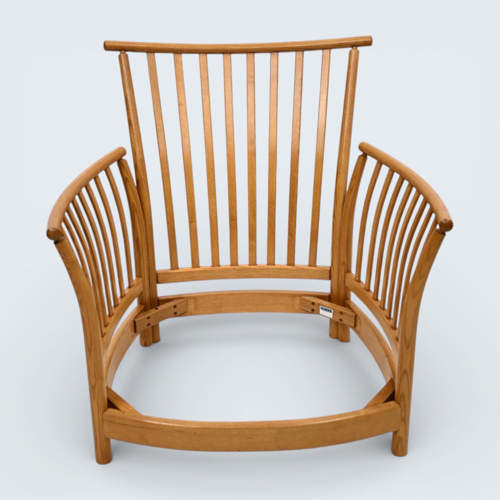 photo buy Ercol Renaissance Easy Chair Genuine Ercol Upholstery Light Finish Free Delivery