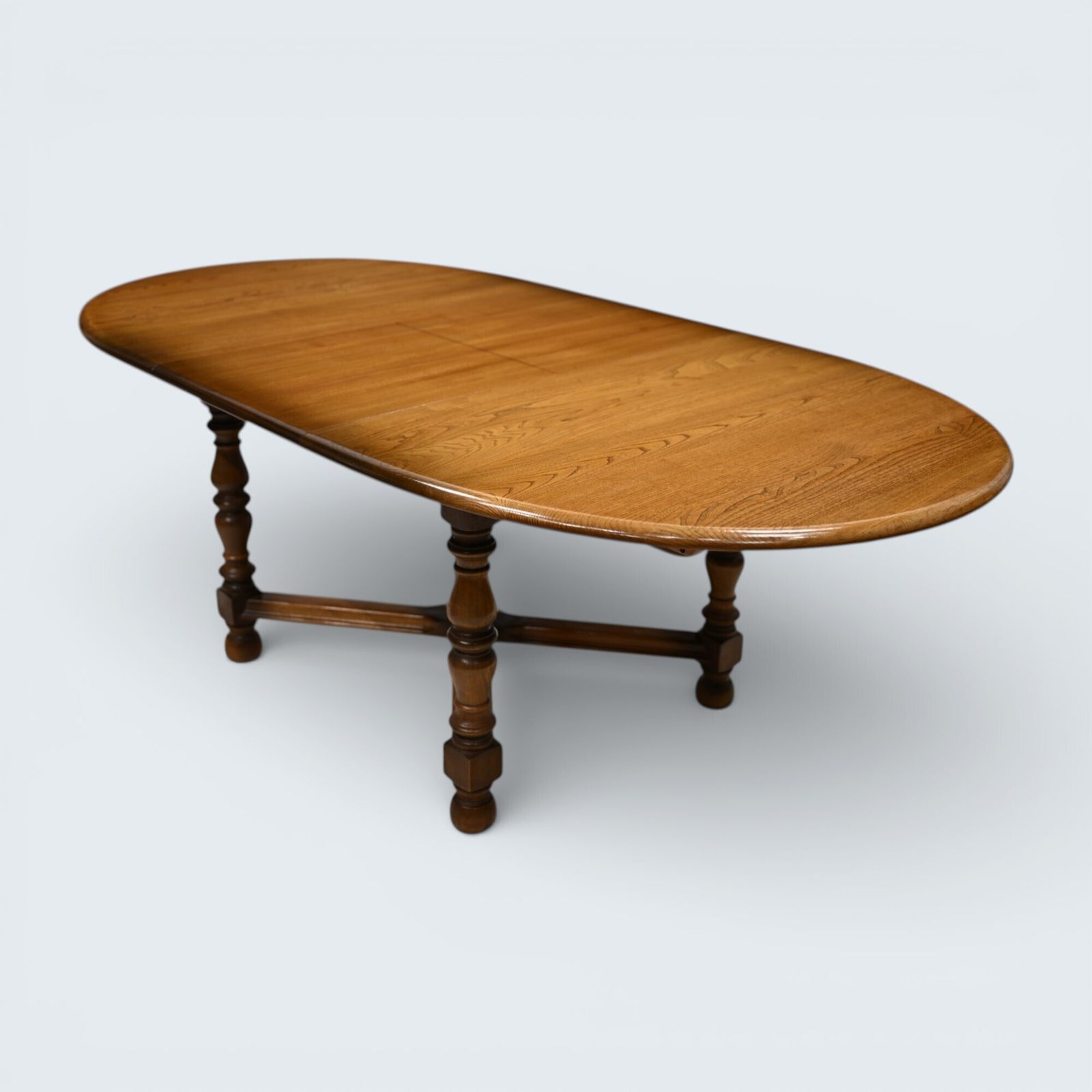 Ercol Woburn Extending Dining Table D End Seats 10 Model 705 Gd Free Uk Delivery photo vinterior
