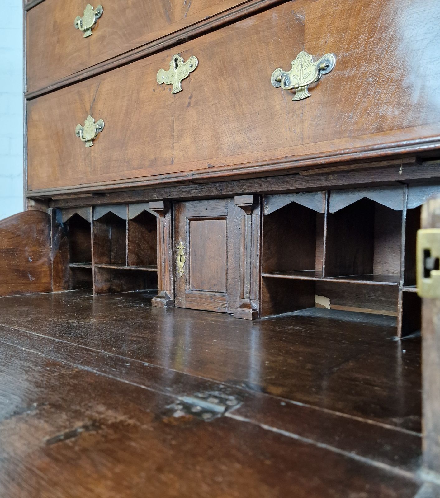 photo furniture Georgian Secretaire Chest On Chest   Circa 1720.