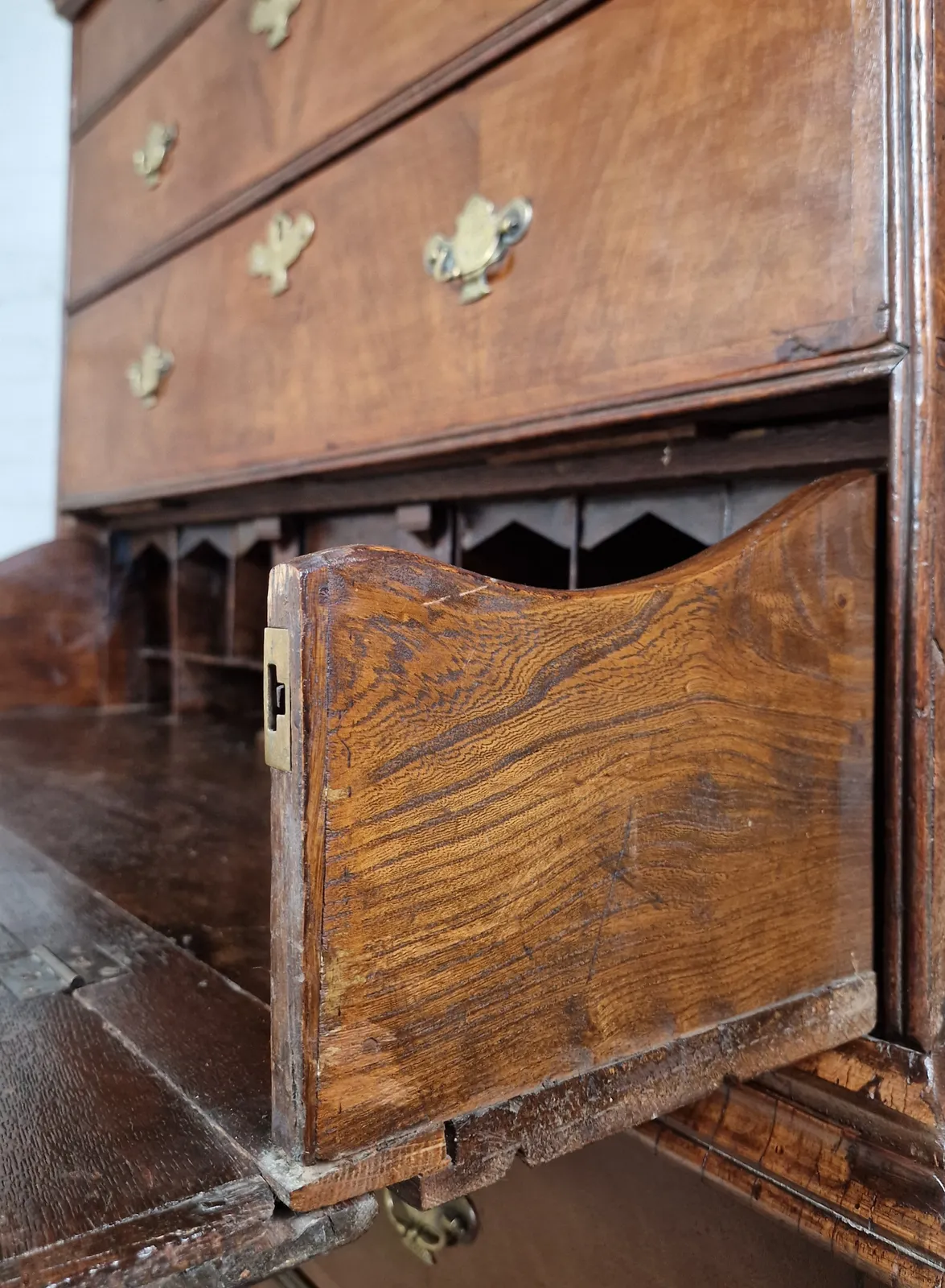 3500.0 Georgian Secretaire Chest On Chest   Circa 1720. photo