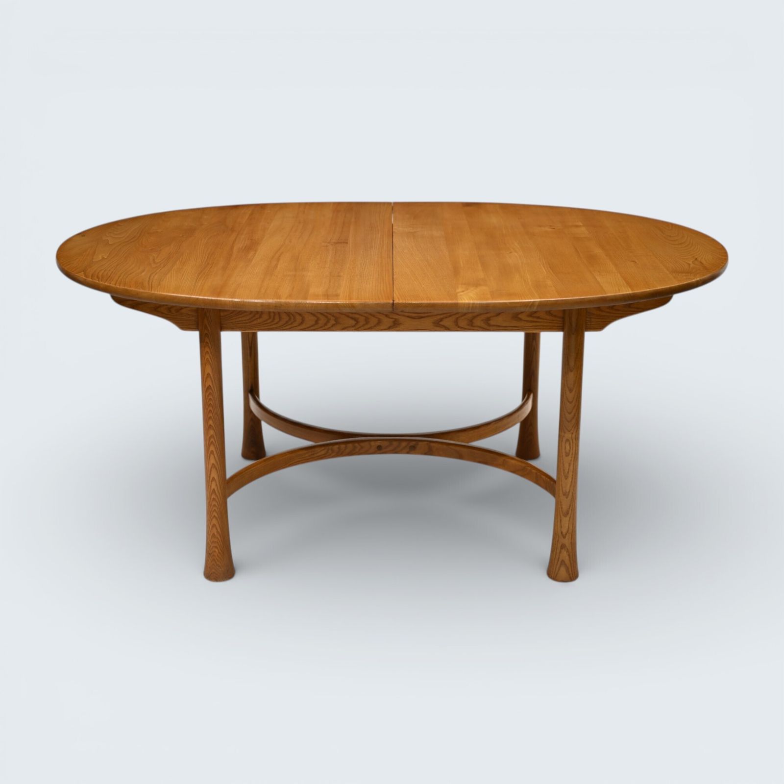 photo vintage Ercol Saville Dining Table Extending Light Finish 926 Seats 8+ Free Uk Delivery