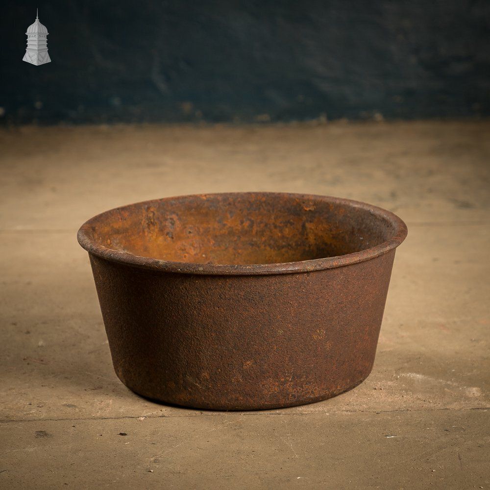Quenching Bowl Or Cauldron Cast Iron photo vintage