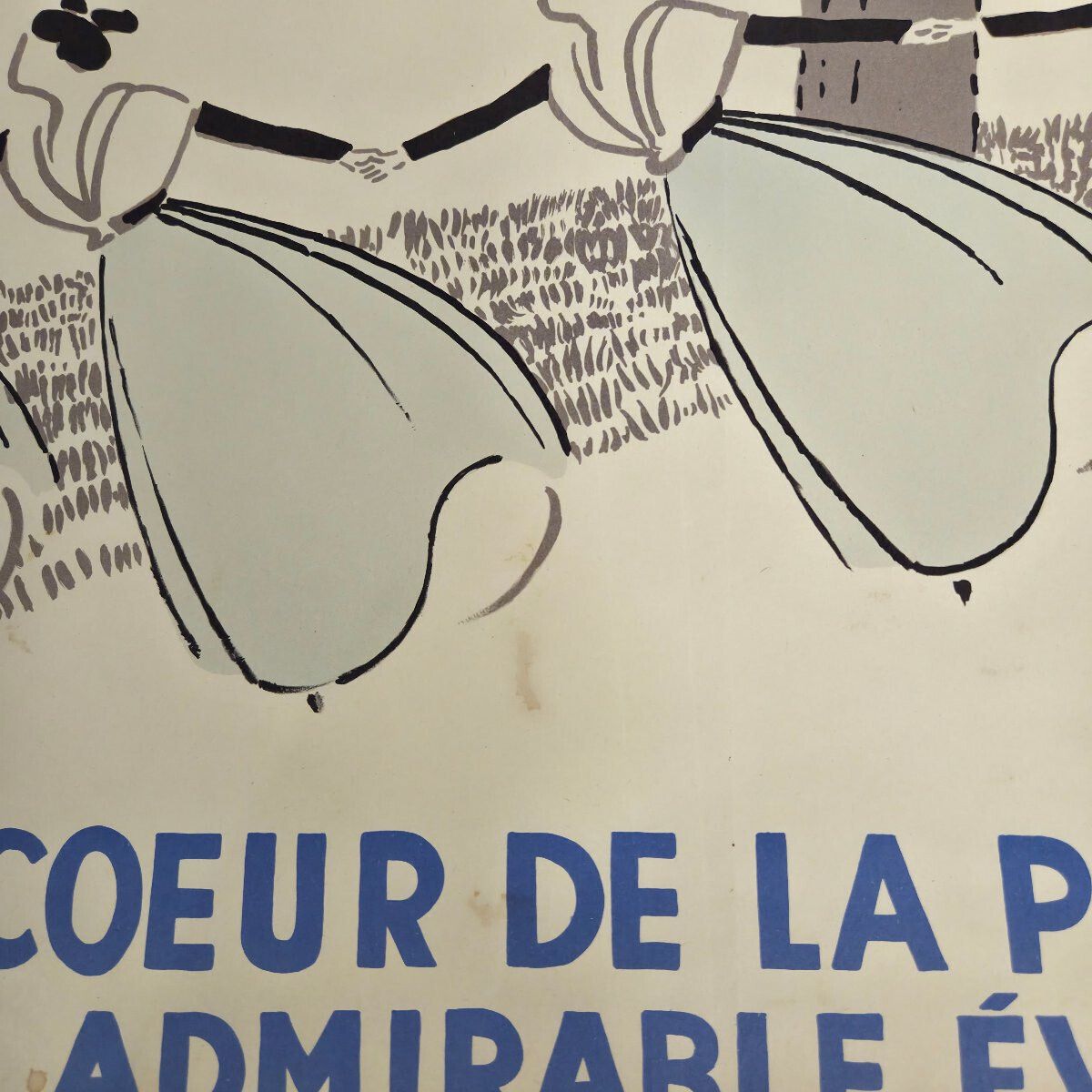418.0 Plm Fontvieille Poster – Alphonse Daudet – After Léo Lelée – Vintage Print – 99 X 61 Cm photo