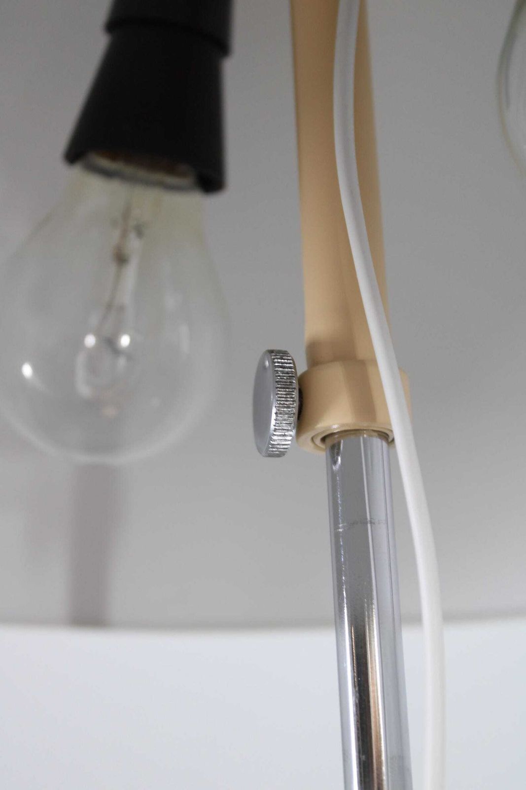 Paddenstoel Vloerlamp Space Age Metaal Napako Jaren 1970 Tsjecho Slowakije photo furniture