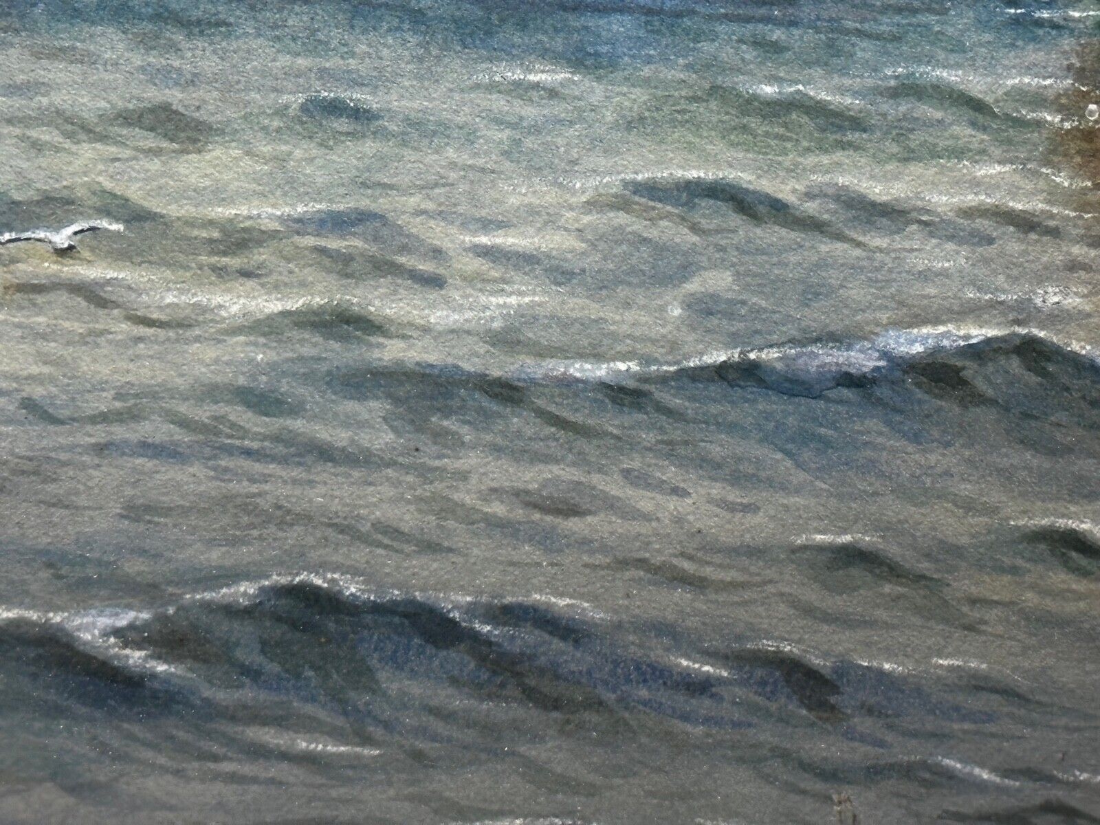 photo vinterior Antique British Marine Watercolour Painting Barque Sailing Ship C.1900 Samuel John Milton Brown (1873–1965)