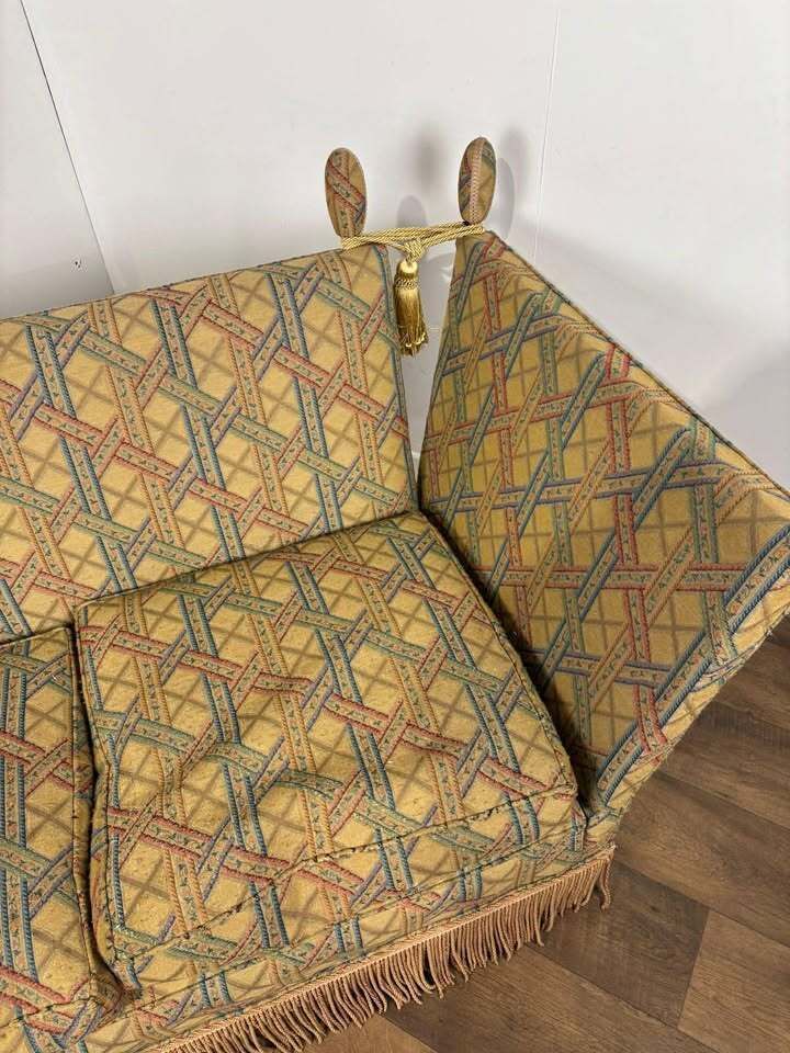 Edwardian Knole Type Drop Arm Two Seater Sofa photo buy
