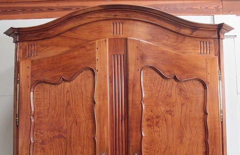 Cabinet Louis XV Cherrywood & Ash 19th photo furniture