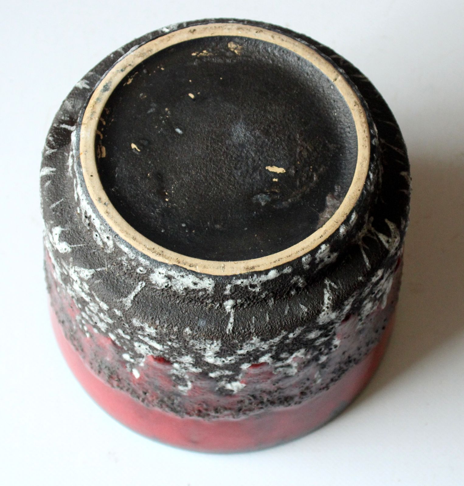 Vintage Fat Lava stijl Duitse keramische bloempot uit de jaren 70 photo buy