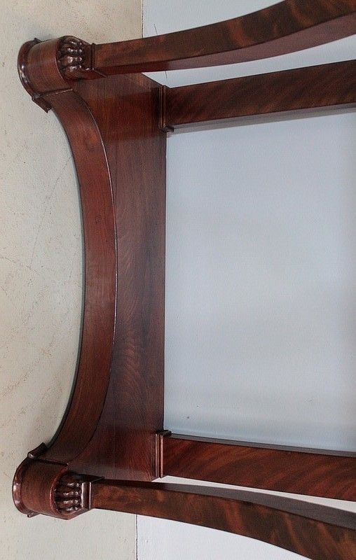 Mahogany Restoration Console 19th photo Furniture