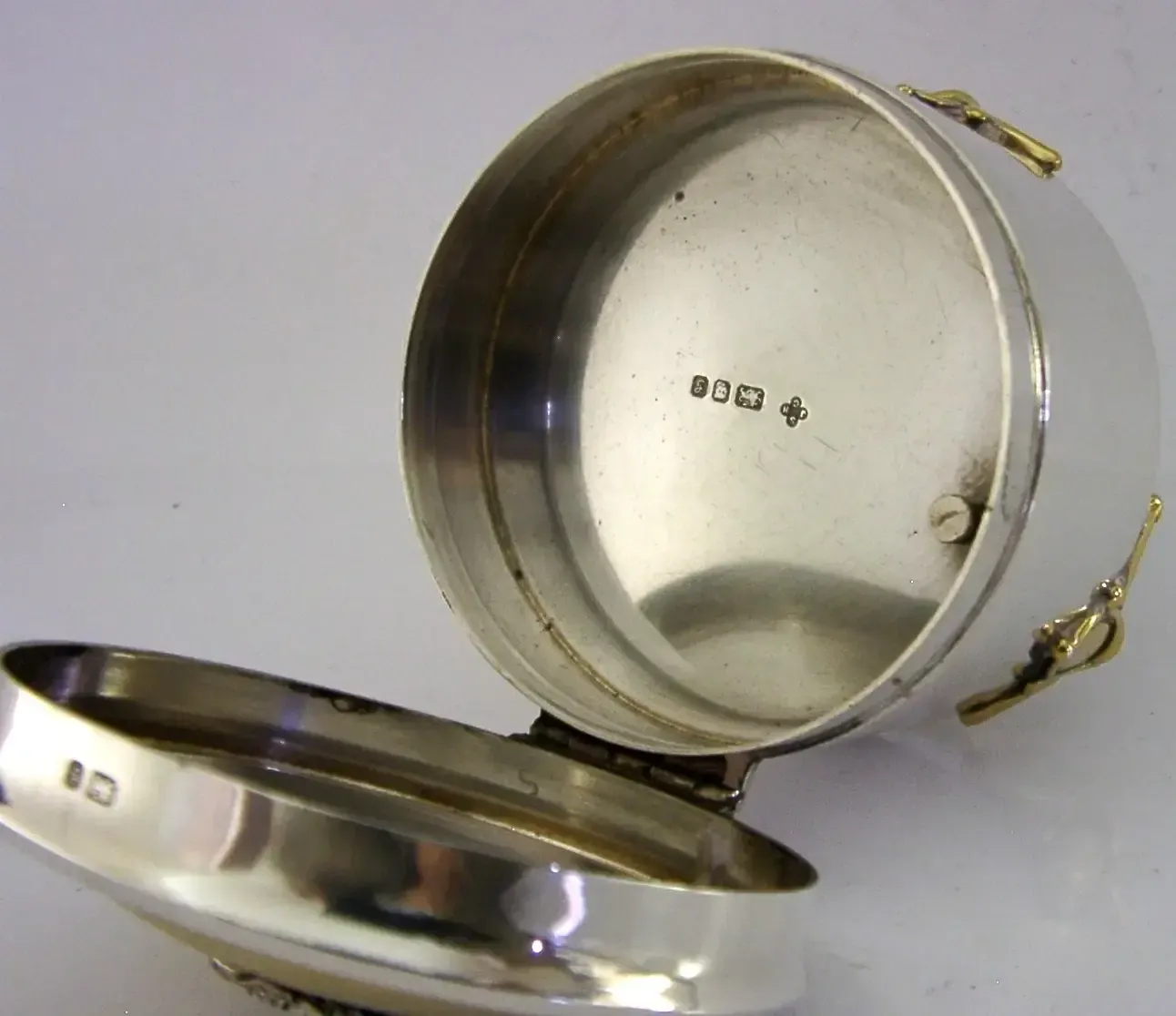 Silent Night Sterling Silver Gilt Enamel Musical Box 1981 Cased 76 Of Only 500 photo 465.0