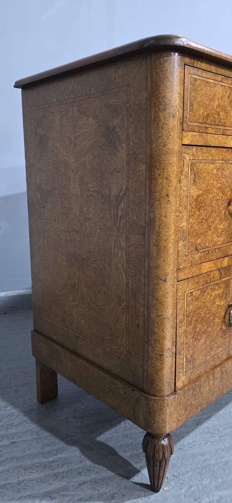 Superb French Amboyna Commode Chest Of Drawers photo vinterior
