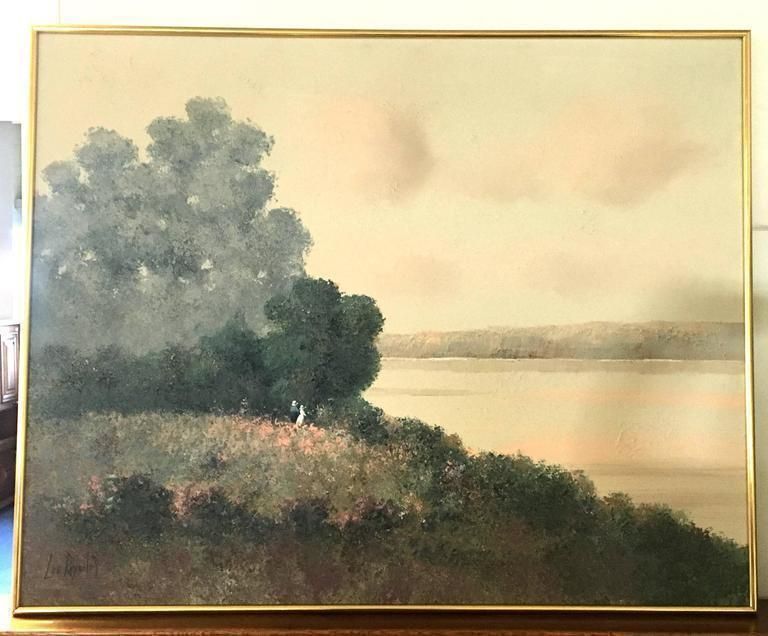 Large Painting By Lee Reynolds, 1970s 1980s photo furniture
