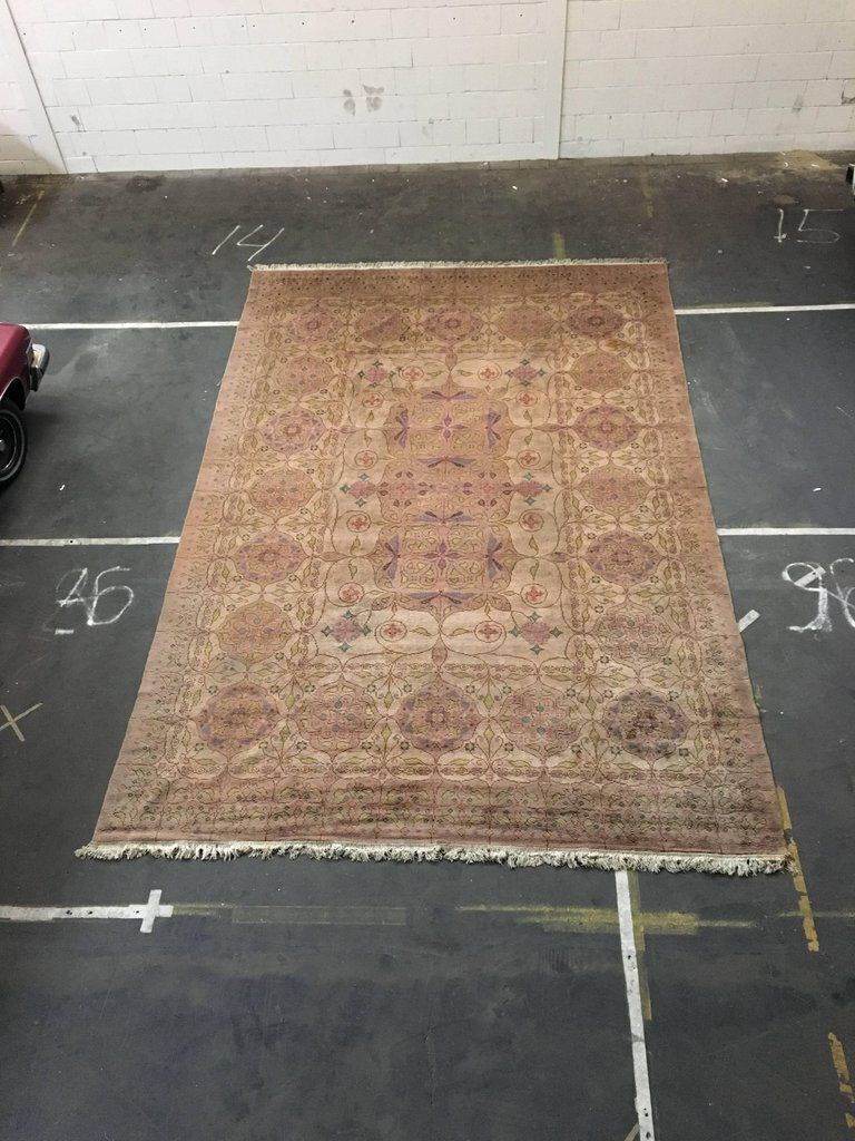 Art Nouveau Hand Knotted Carpet With Floral Design, Theo Nieuwenhuis, 1890 1905 photo furniture
