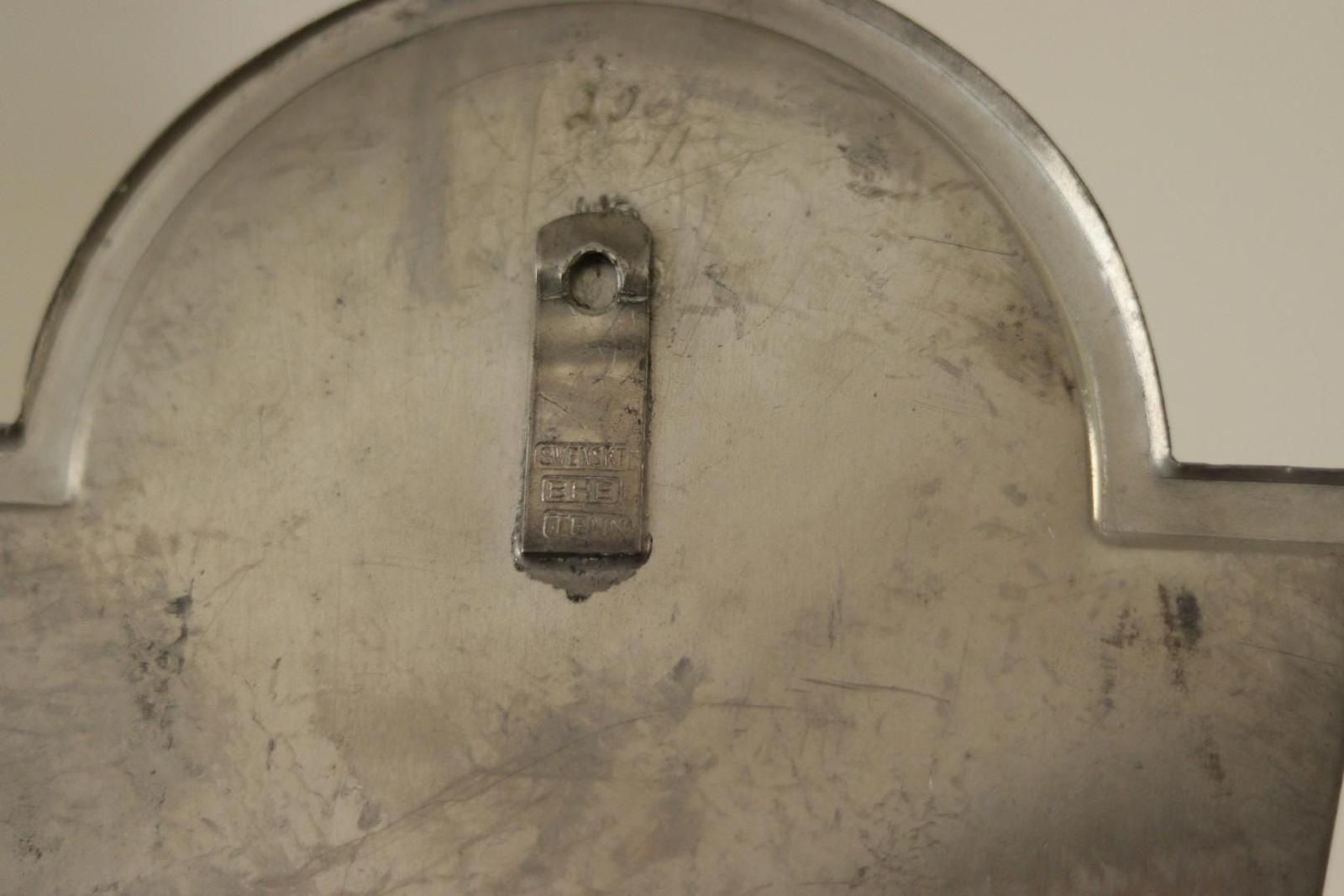 photo buy Pair Of Mid Century Swedish Pewter Sconces By Svenskt Tenn