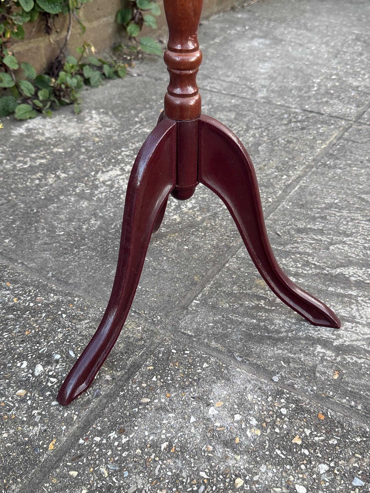 photo buy Quirky 1980s Faux Burr Effect Wine Table, Plant Stand