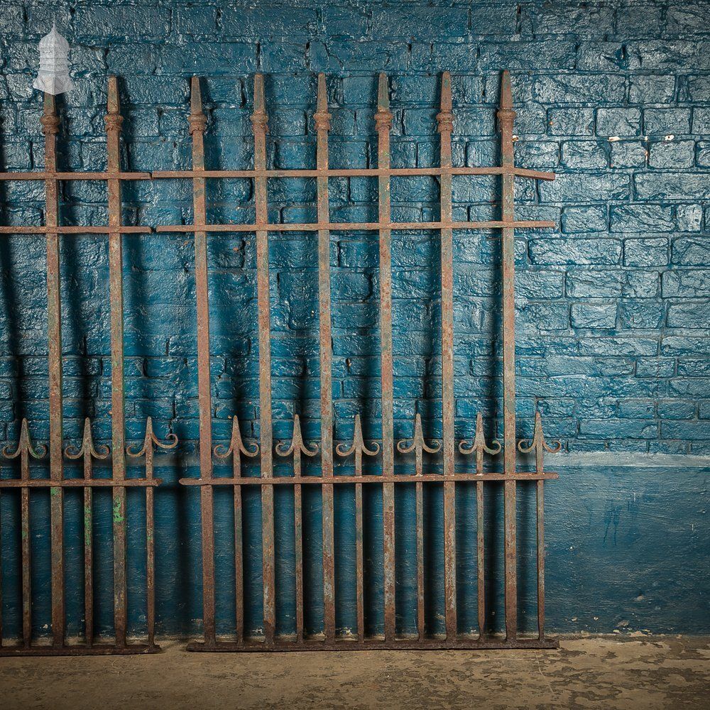 Wrought Iron Railing, Set Of 2 photo for sale