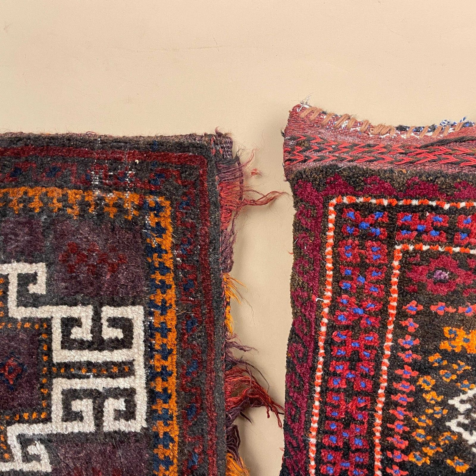 Moroccan Cushion Covers Handwoven Wool Kilim Berber Geometric Pair Set Of 2 Filled Scatter Cushion Sofa Pillow Boho Decorative photo buy