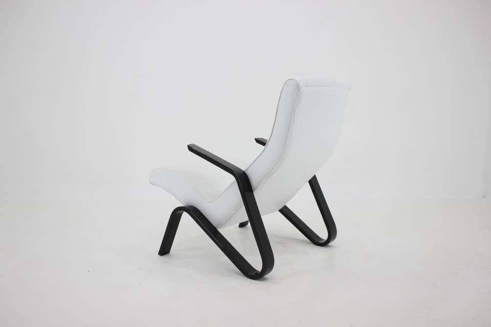 photo for sale Eero Saarinen Grasshopper Chair En Bijpassende Stoel Voor Knoll, Ca. Jaren 1950
