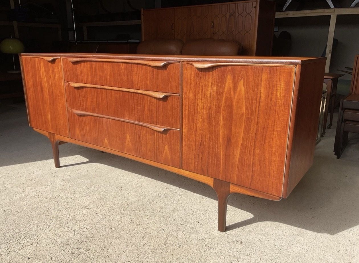 Mid Century “S” Form Teak Sideboard By Sutcliffee Todmorden 2211c 1960s