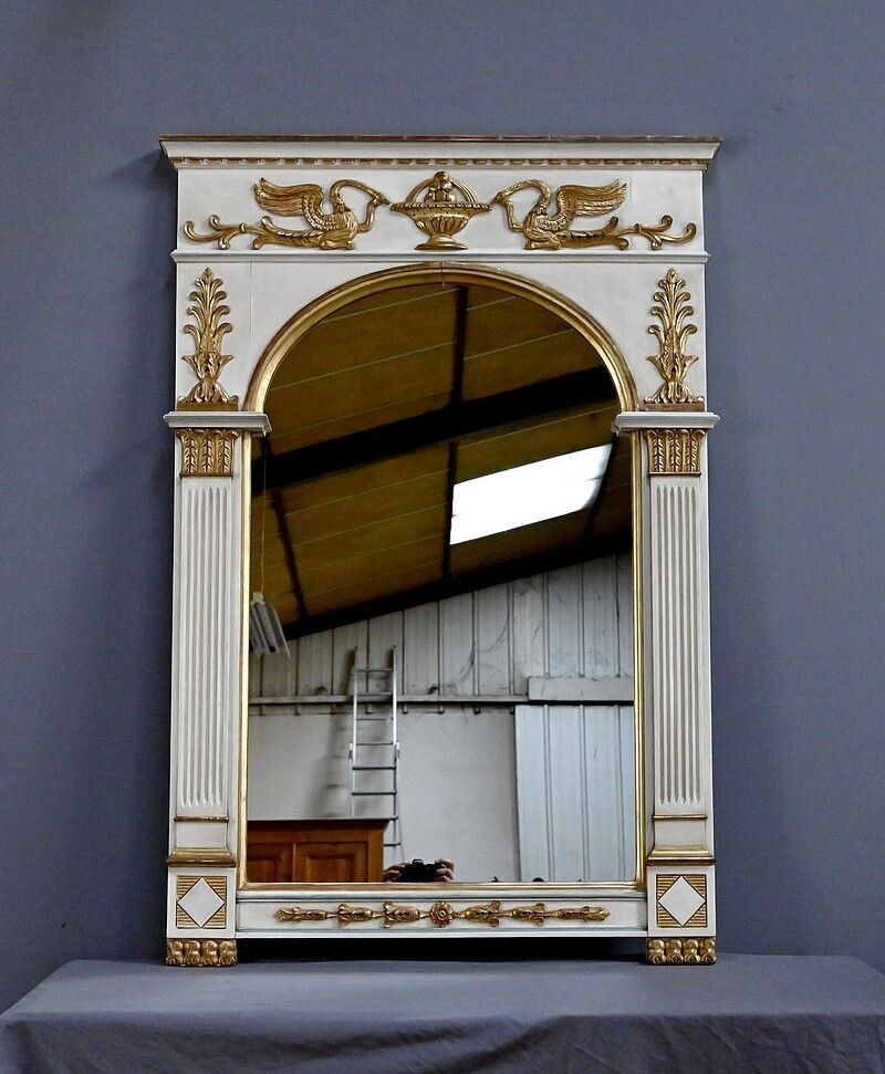 1820.0 Large Trumeau Mirror, Directoire Style – Early 20th Century photo