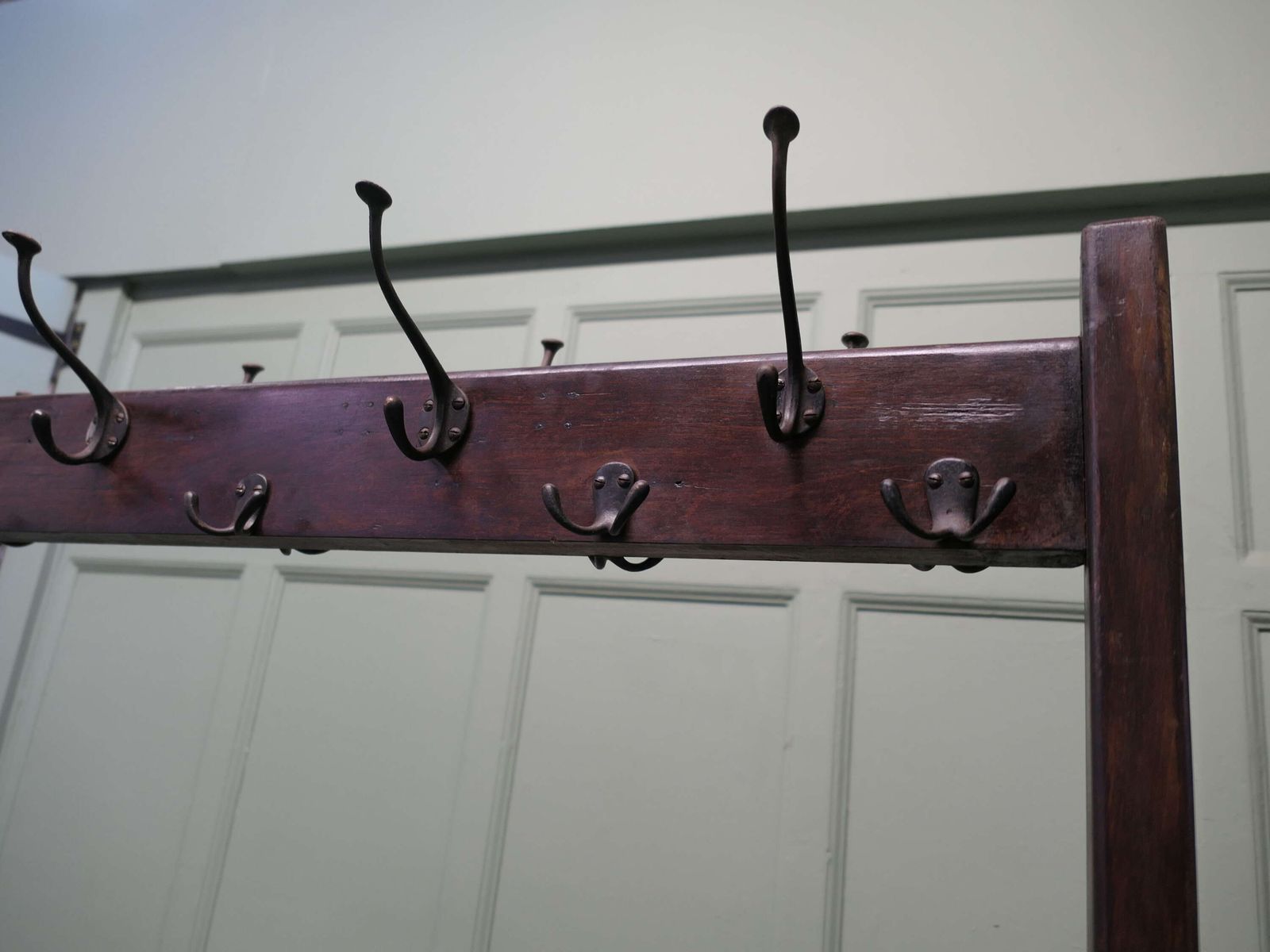 Double Sided Arts & Crafts Hanging Rail The Cloakroom Rail Is A Well Designed Piece photo furniture