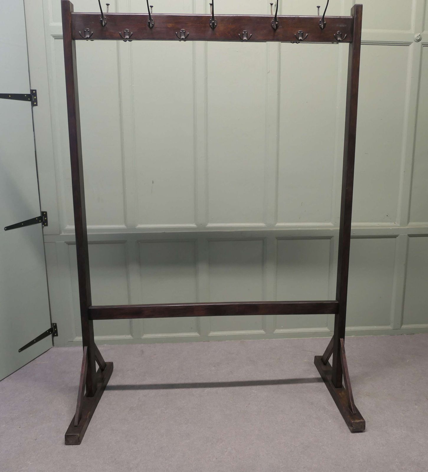 Double Sided Arts & Crafts Hanging Rail The Cloakroom Rail Is A Well Designed Piece photo Furniture