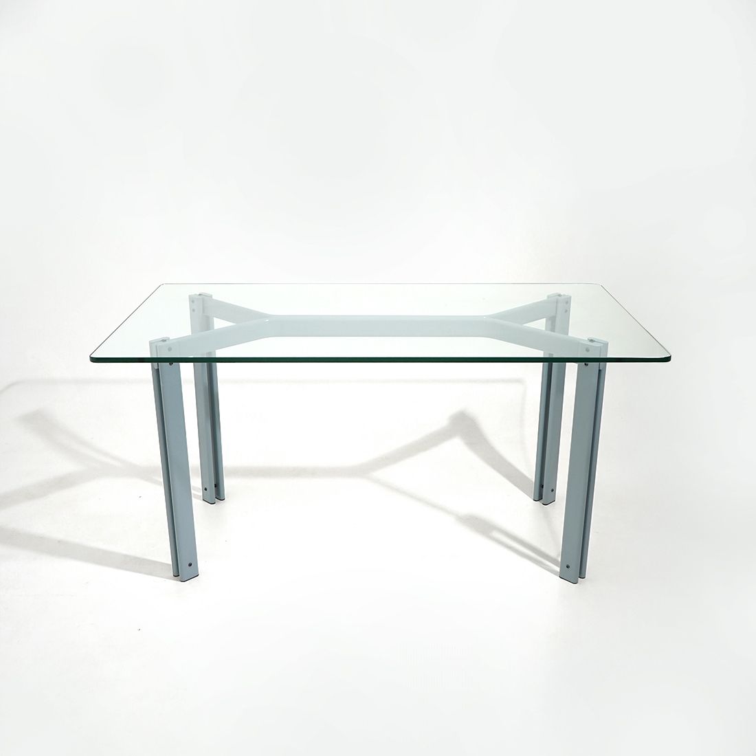 Table With Rectangular Glass Top By Bruno Brunati And Carlo Zerbaro For Cidue, 1980s photo furniture