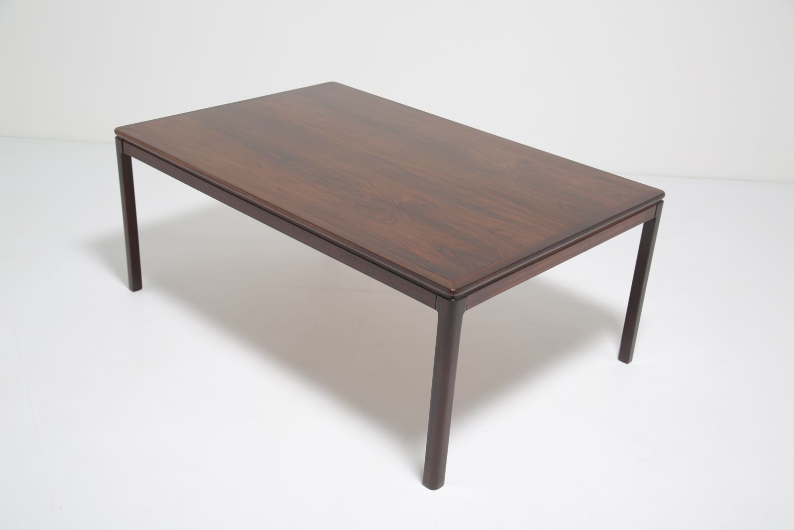 Grand Mid Century Swedish Coffee Table In Figured Rosewood, Sweden, 1960s photo for sale
