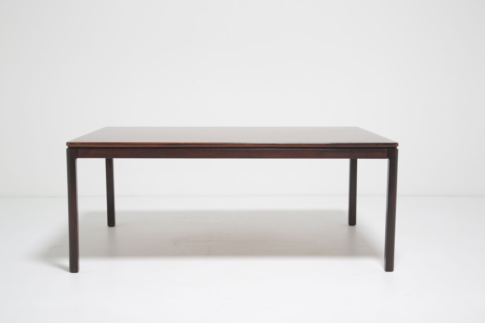 photo furniture Grand Mid Century Swedish Coffee Table In Figured Rosewood, Sweden, 1960s