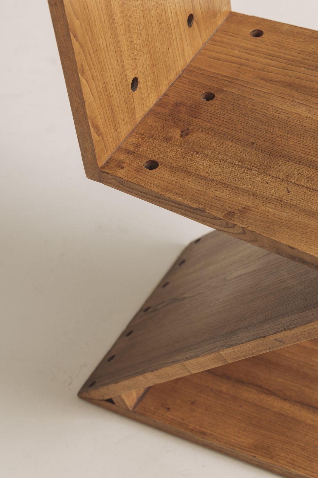 Early Zig Zag Chair By Gerrit Thomas Rietveld For Gerard Van De Groenekan, 1960s photo vintage