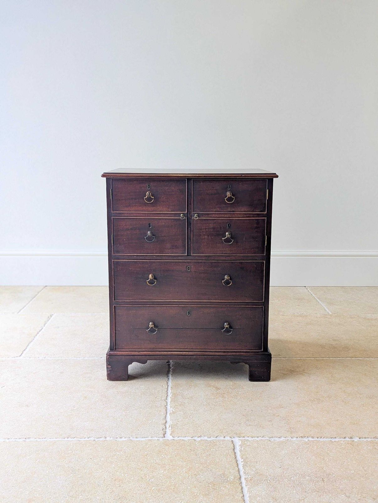 Antique Georgian Mahogany Commode Chest C.1800 photo for sale