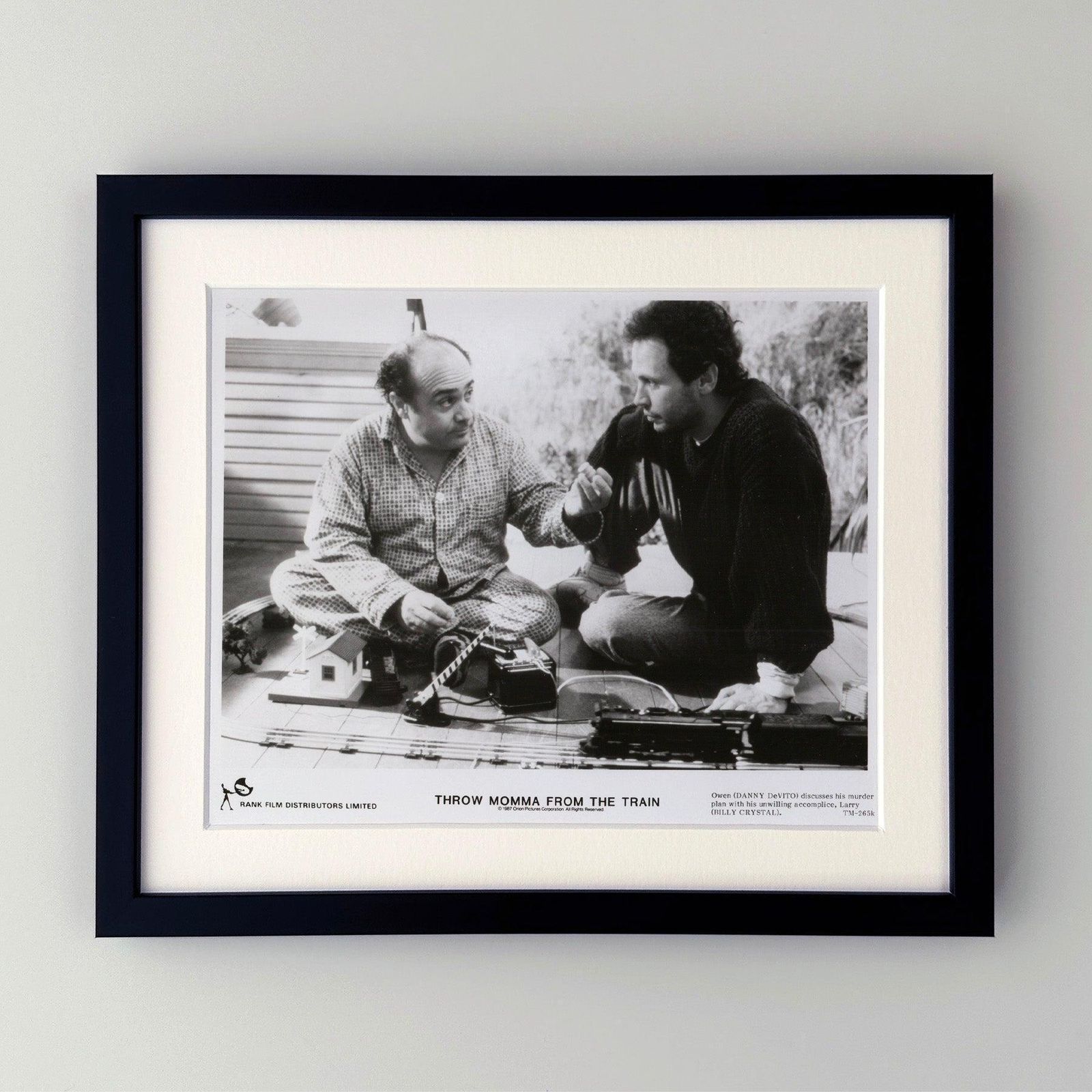 Throw Momma From The Train (1987) Press Publicity Still   Framed photo furniture