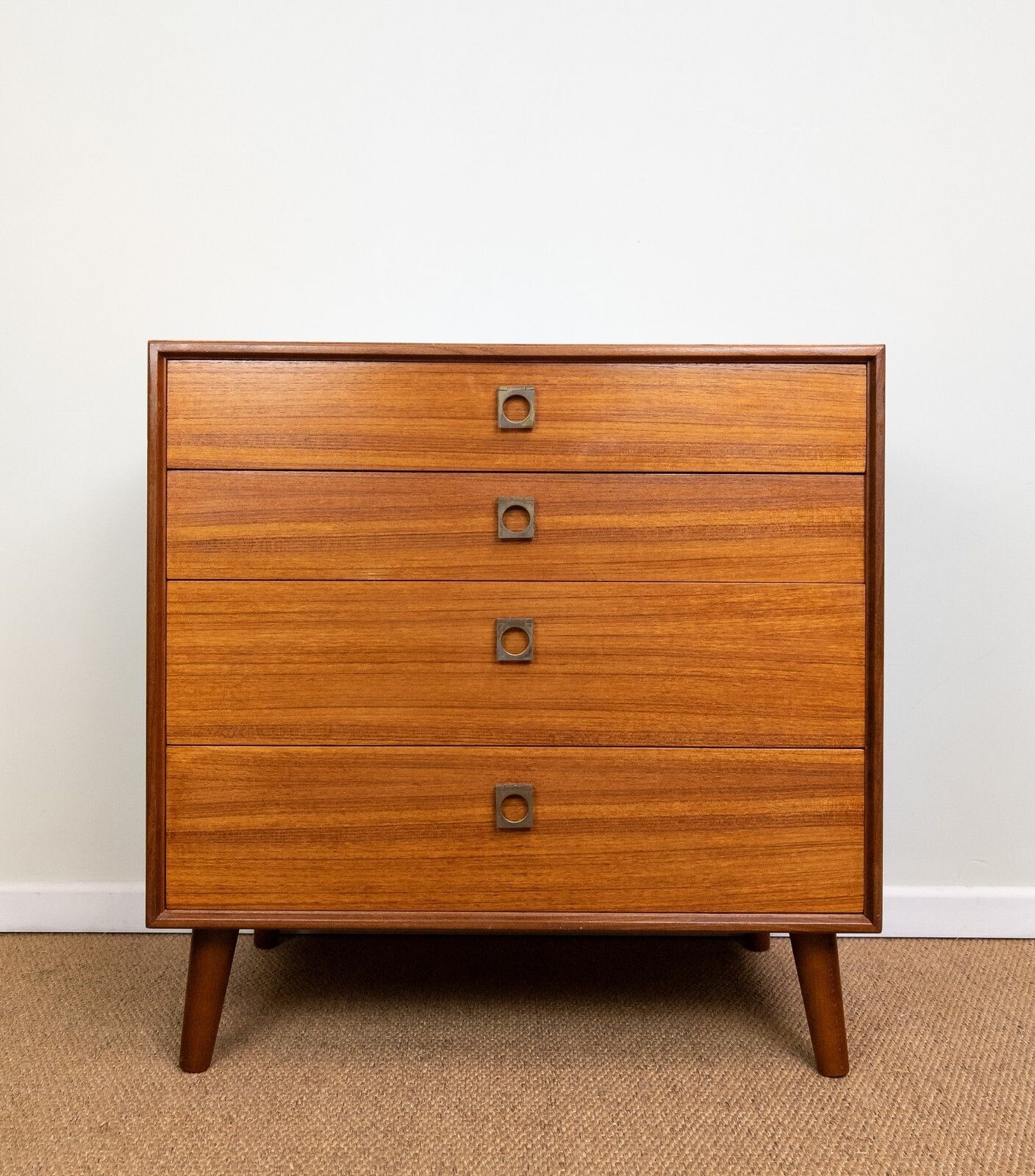 Pair Of Refinished Vintage Teak Mid Century Teak G Plan Form 5 Chest Of Drawers photo 795.0