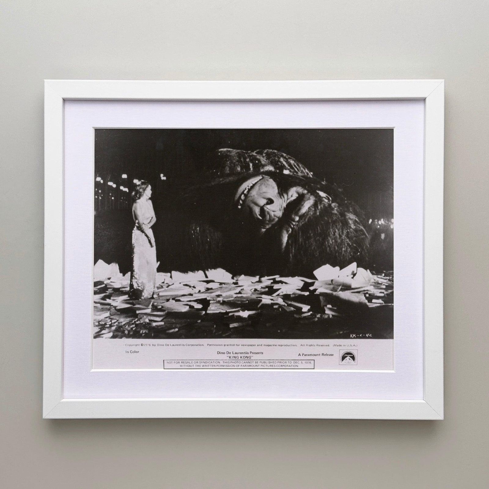 King Kong (1976) Press Publicity Still   Framed photo for sale