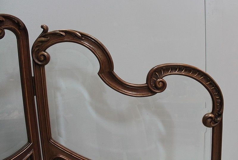 Home Decor Louis XV Screen Walnut 20th photo
