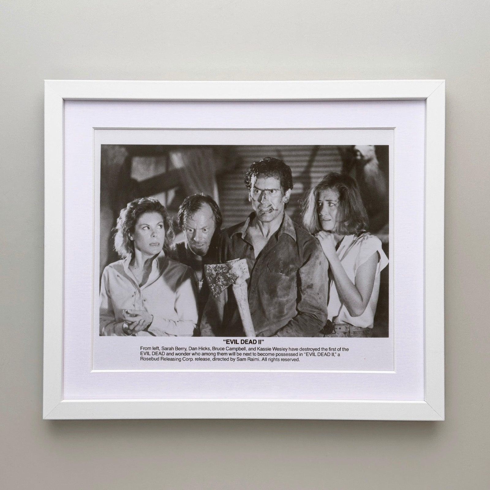 Evil Dead 2 (1987) Press Publicity Still   Framed photo for sale
