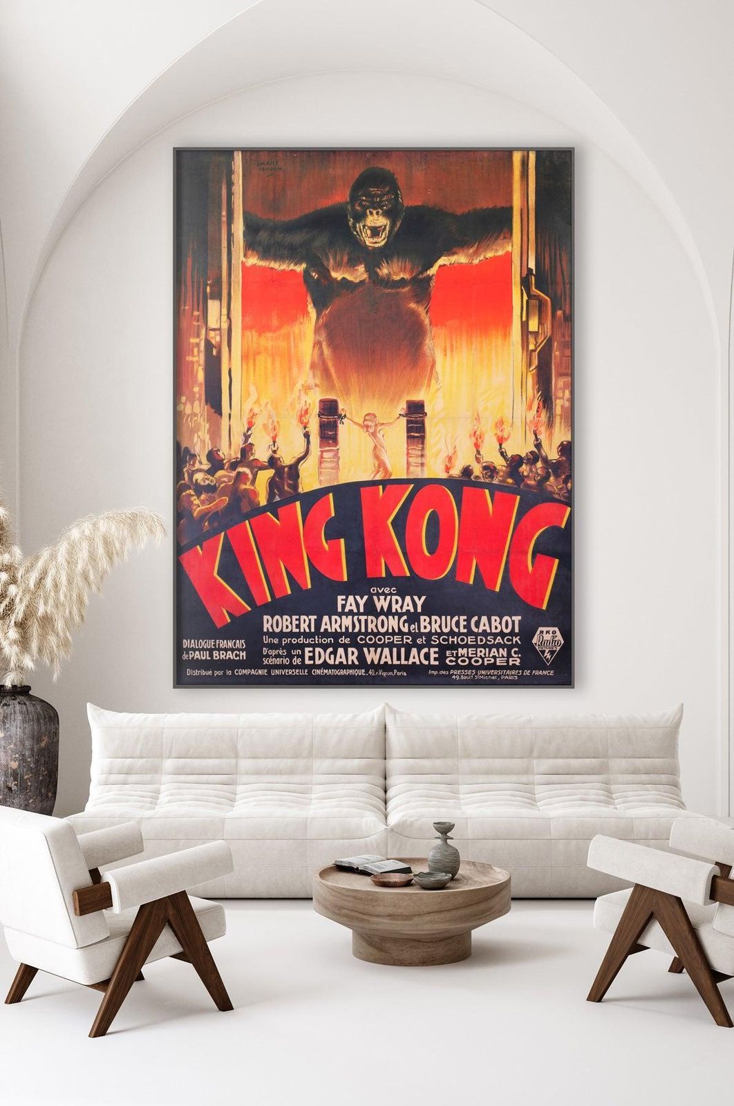 Affiche de cinéma King Kong 1933, Grande Style A, Roland Coudon photo furniture