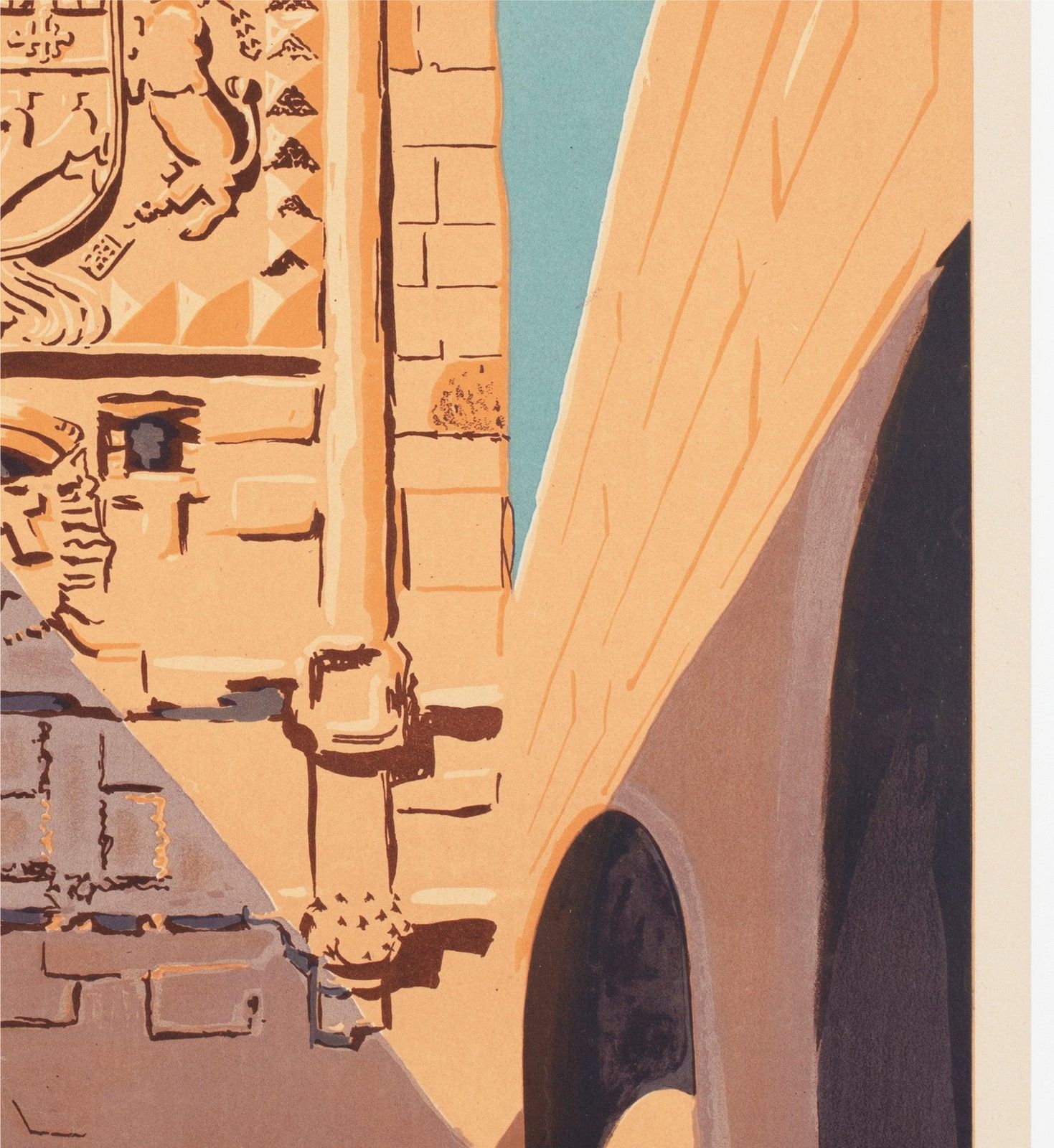 Algérie 1948 Oran, affiche de voyage vintage, Koenig photo vinterior