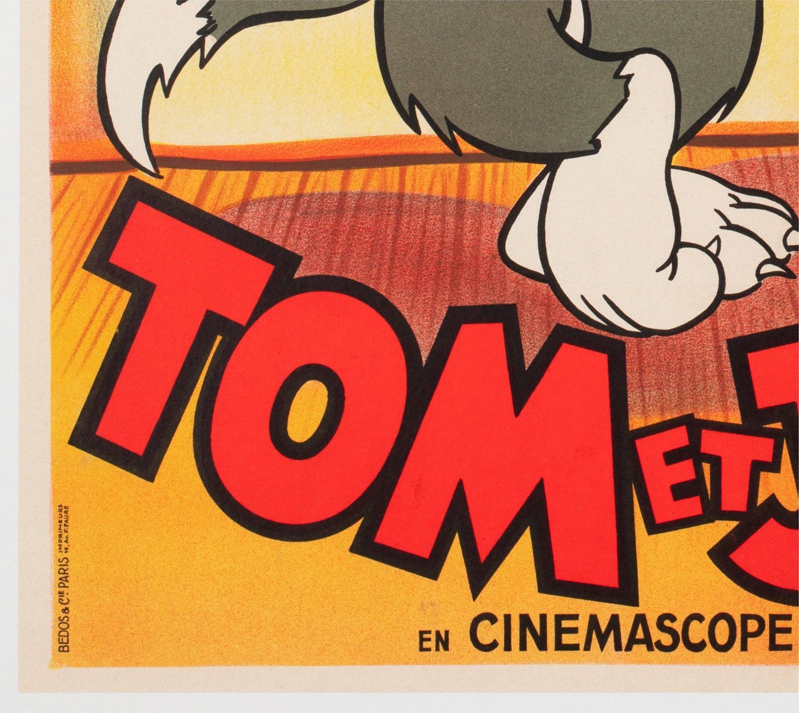 Tom And Jerry 1954 French Film Festival Poster photo buy