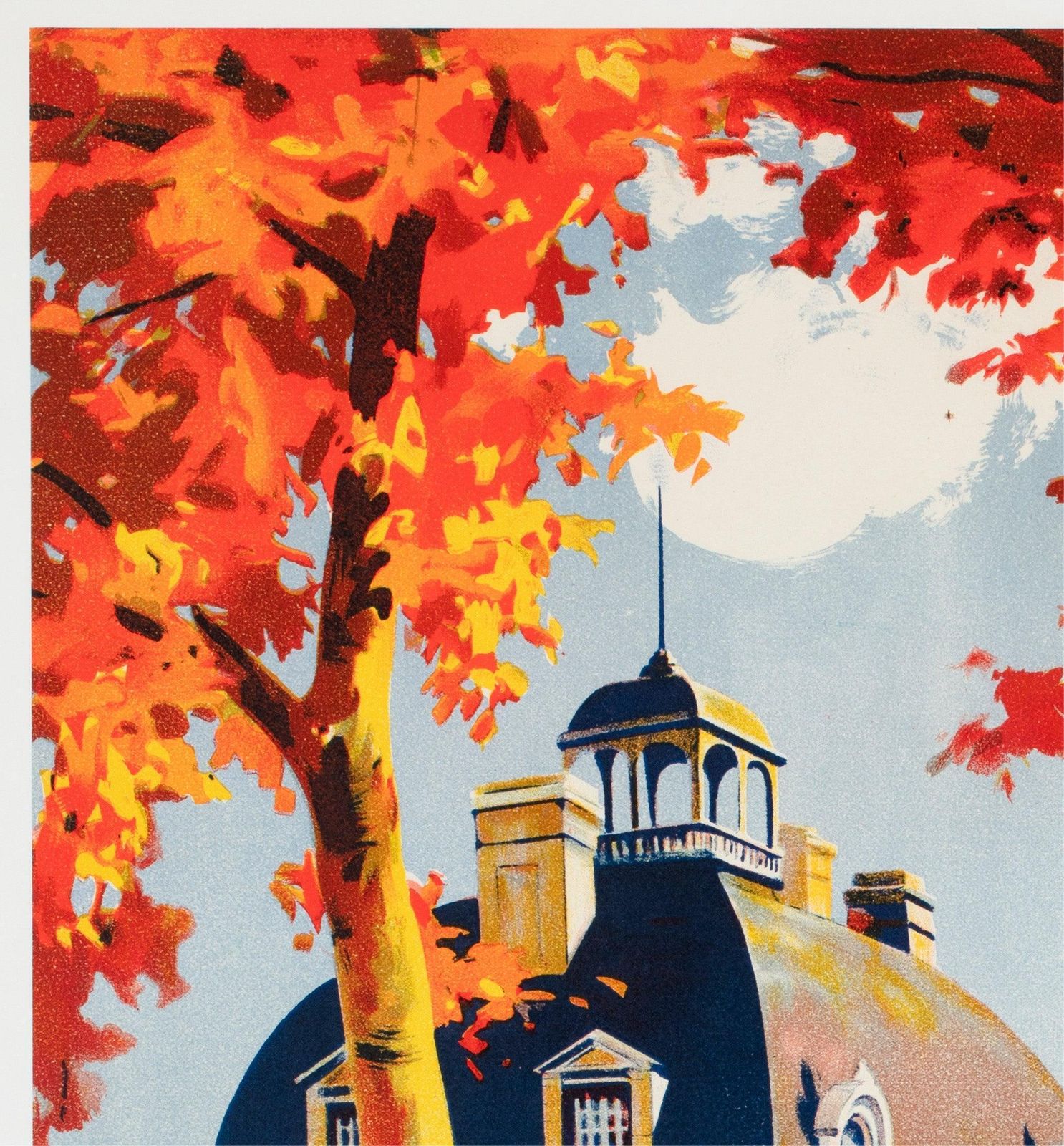 Affiche publicitaire SNCF pour Cheverny, C1937, par E. Paul Champseix photo for sale