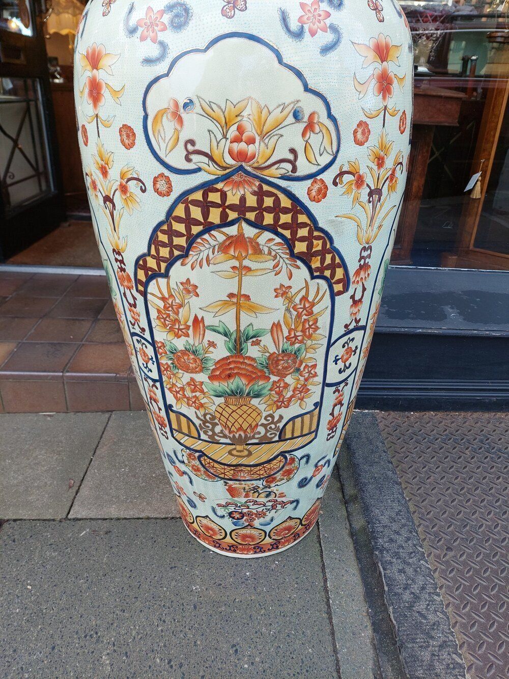 Pair Of Early 20thc Oversize Chinese Vases photo Home Decor