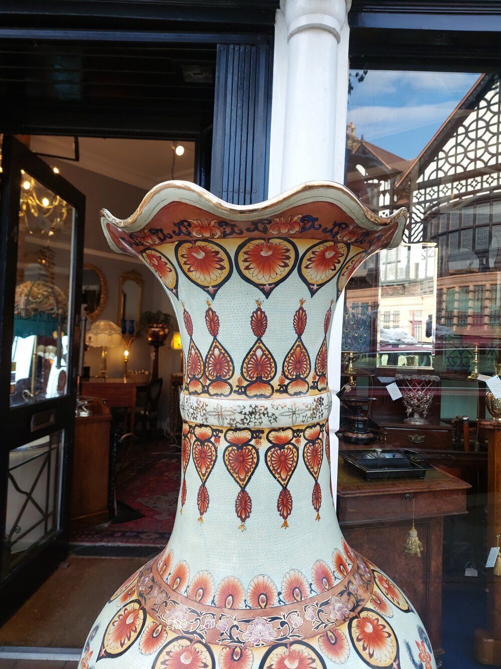 Pair Of Early 20thc Oversize Chinese Vases photo 2950.0