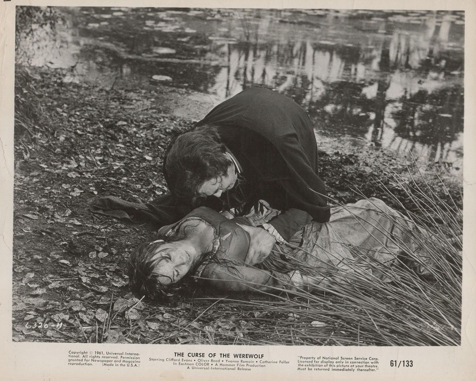 The Curse Of The Werewolf 1961 Lobby Card, ingelijst photo vinterior