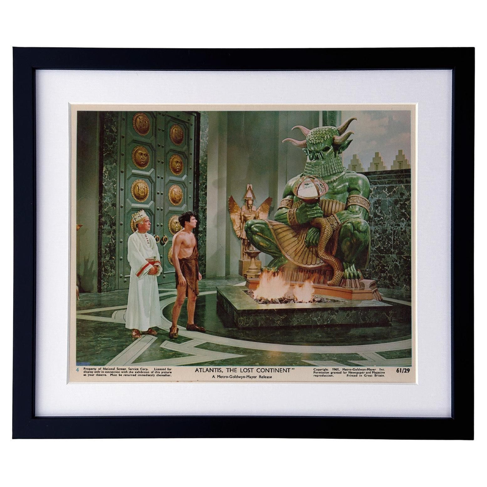 Lobby Card encadrée, Atlantis The Lost Continent, 1961