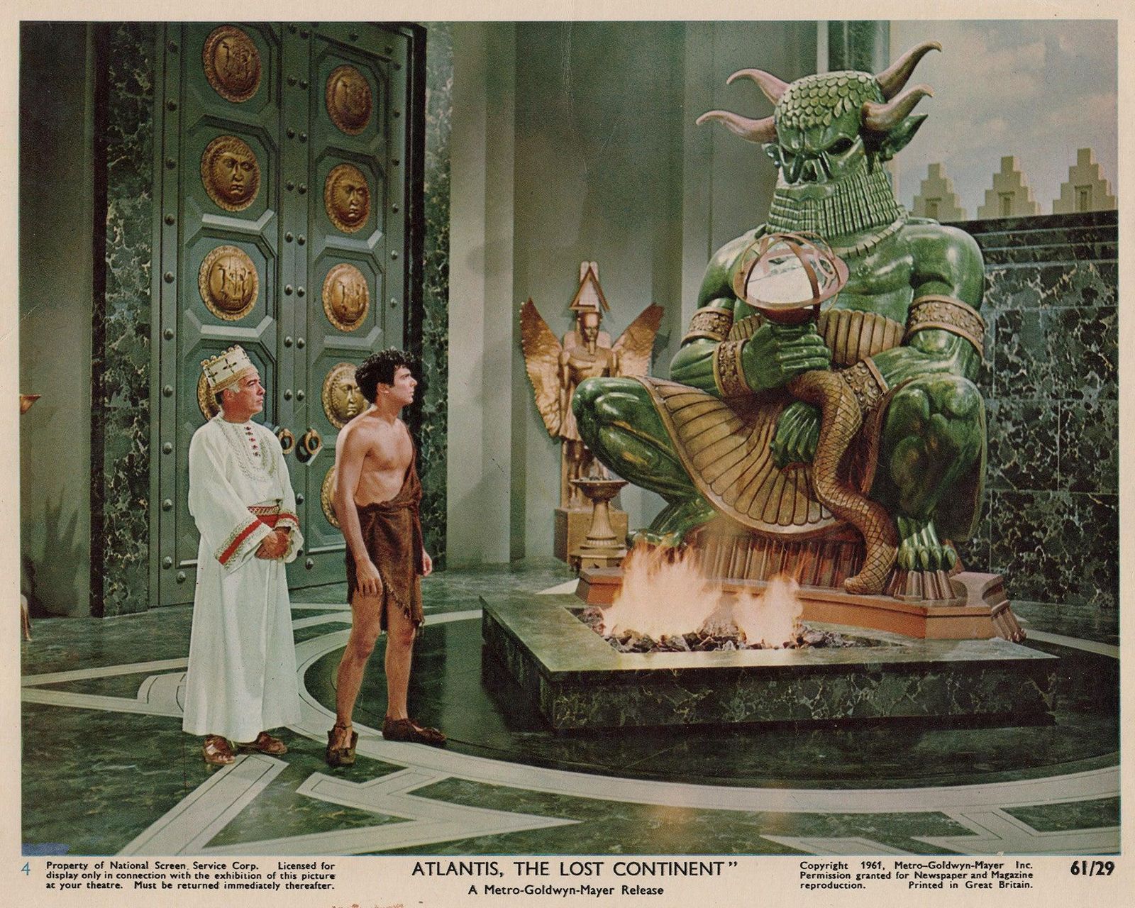 Lobby Card encadrée, Atlantis The Lost Continent, 1961 photo vinterior